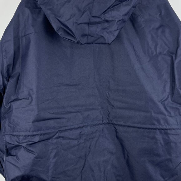 Benedict Safety Wear Parka Jacket Size M Blue Long Sleeve Hooded Zip Pockets - Picture 8 of 9